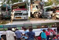 Bus truck accident in korya chhattisgarh