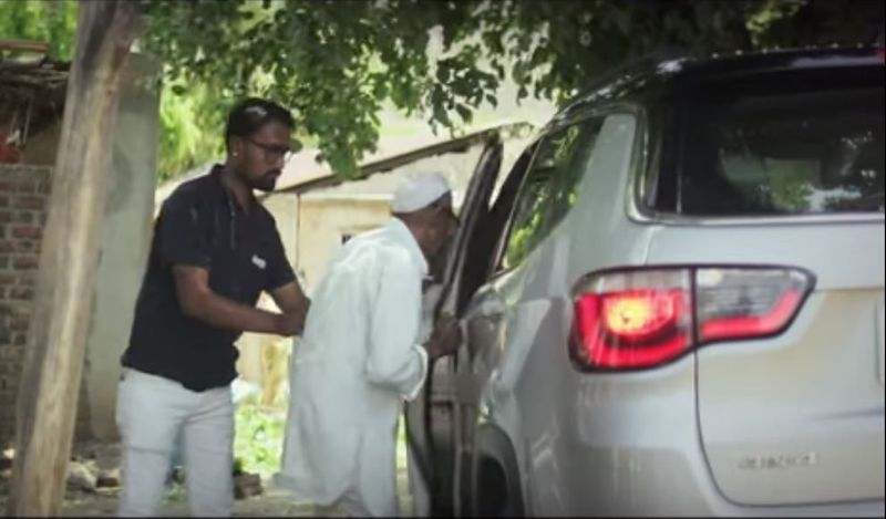 Jeep India help Rural people to cast their vote through compass SUV car