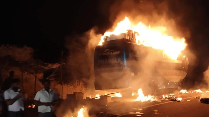 bus fire accident