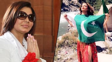 Rakhi Sawant poses with Pakistan flag; gets trolled