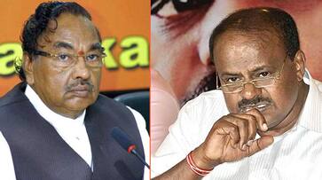 Kumaraswamy Ellidiyappa BJP leader Eshwarappa mocks Karnataka chief minister