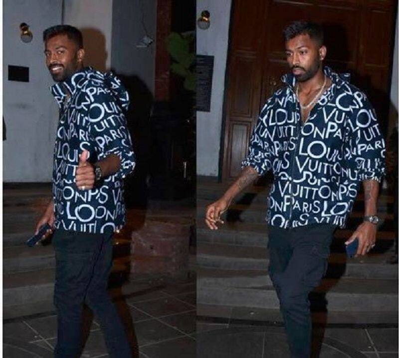 Hardik Pandya Wore A  Louis Vuitton Paris print Shirt which cost 1 lakh