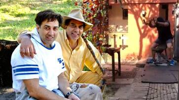 dharmendra shares sunny deol workout video