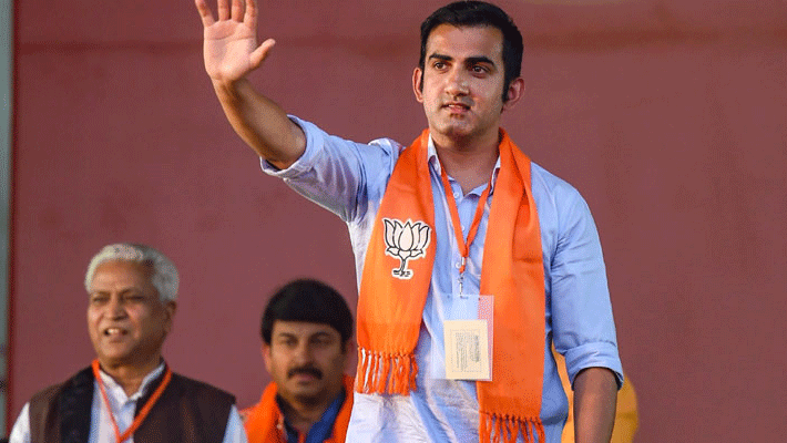 Lok Sabha result 2019 Twitter Congratulates Gautam Gambhir after East Delhi Win