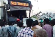 Bengaluru SRS travels bus hits Toofan vehicle 18 dead