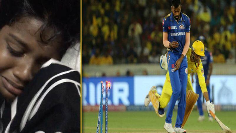 Boy Crying For Dhoni Out.. Viral Video..