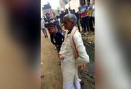 Have you ever seen such dance, the heart is childhood of this old man