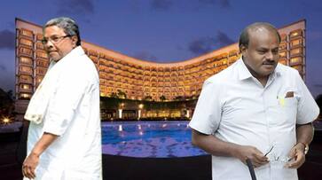 Kumaraswamy fails to meet brother Siddaramaiah despite being in same hotel clash of egos says BJP