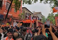 BJP President Amit Shah Kolkata Roadshow With Jai Shree Ram Slogans