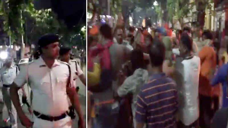 BJP & Thirunamul Congress Violence..! Kolkata  Furore video..