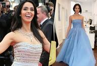 Cannes 2019: Mallika Sherawat twirls in her blue off-shoulder gown