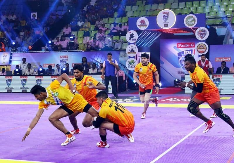 IIPKL kabaddi 2019 pune pride beat bengaluru rhinos