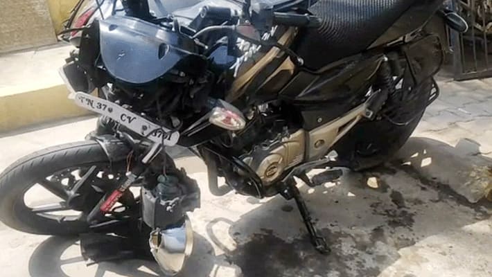 bike accident... family killed