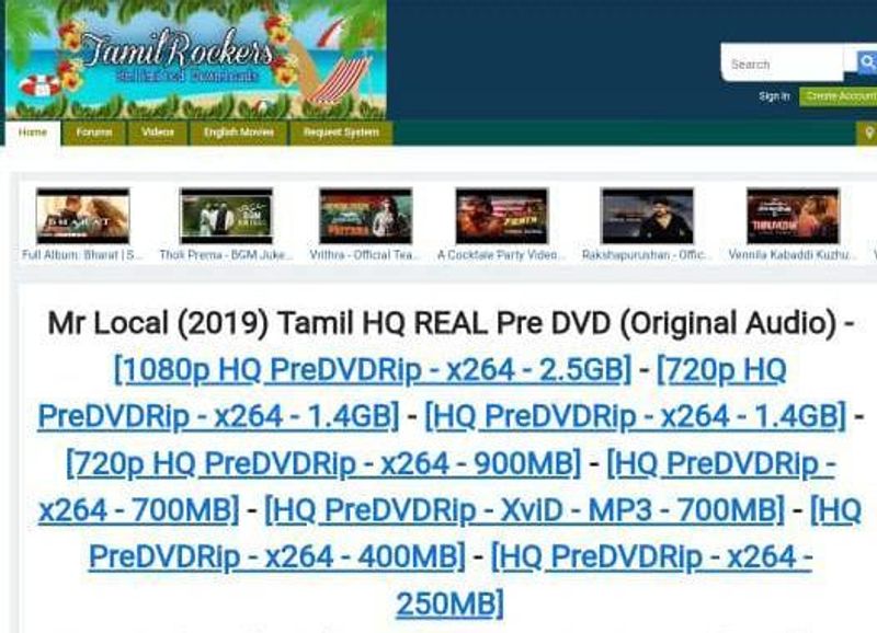 Piracy Website Tamilrockers Blocked Permanently