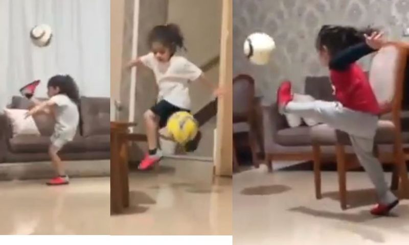 Business tycoon Anand Mahindra impress with 5 year old irani boy football skills