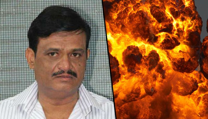 Blast outside Congress MLA Munirathna house Preliminary probe chemical substance exploded