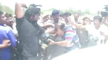 RJD leader Tej Pratap Yadav security guards beat camera person in Patna