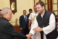 Rahul Gandhi met former president Pranab Mukherjee before the election result