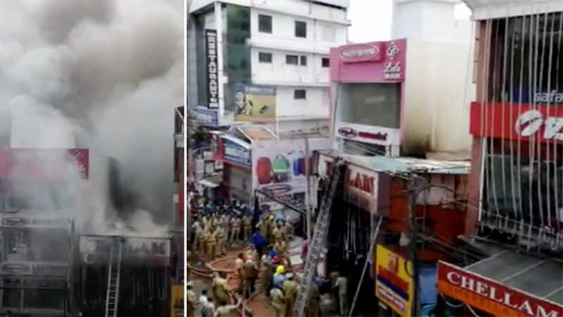 Terrible fire at business enterprise..! Thiruvanandhapuram video..