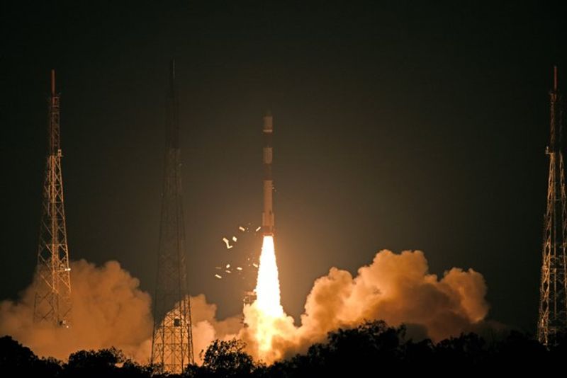 For those who missed watching the launch live, take a look at the majestic lift-off of PSLVC46