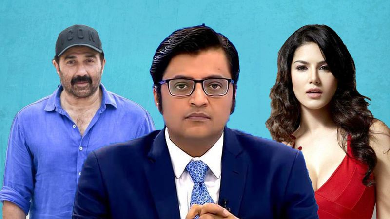 Arnab Goswami accidentally refers Sunny Leone name instead Sunny Deol In Lok Sabha Election Results 2019