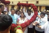 Election results 2019 Anant Kumar Hegde supporters celebrate  leader closes   sixth Lok Sabha victory