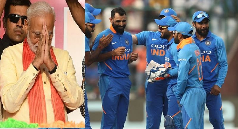 Team India cricketers wish Prime minister nanrendr modi after loksabha election result 2019