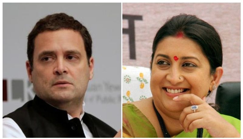 Smriti Irani blasts Rahul Gandhi after he questions Union govt NMP move mah