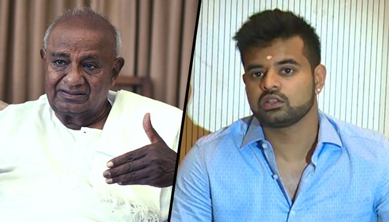 Prajwal Revanna refuses to take oath in the name of Deve Gowda