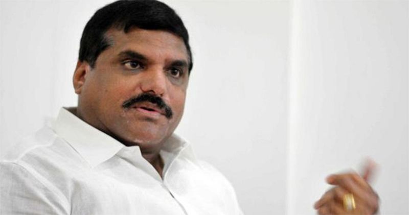 Ap minister Bosta Satyanarayana challenges to TDP chief Chandrababu over Amaravathi