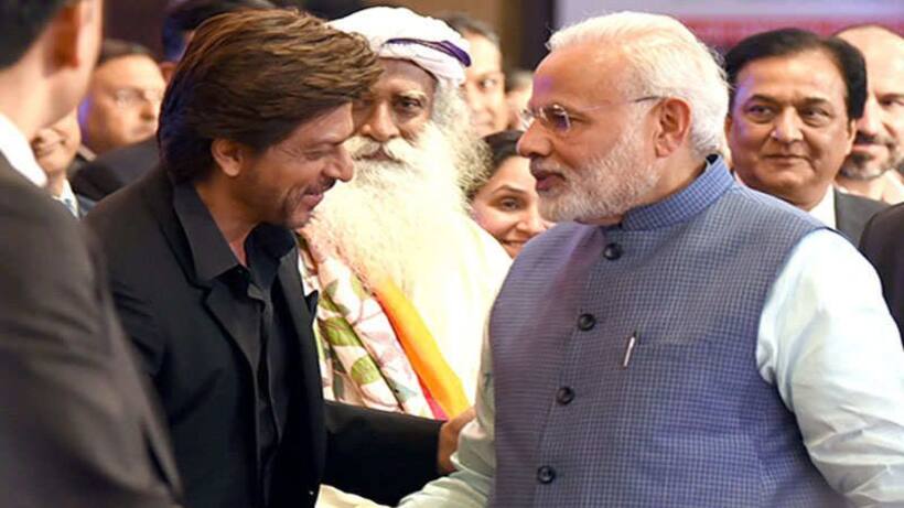 बॉलीवुड स्टार शाहरुख खान ने दी पीएम मोदी को बधाई