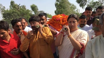 smriti irani close aide surendra singh Murder suspect vaseem arrested after encounter