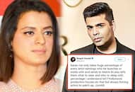 kangana ranaut sister rangoli take a dig at karan johar