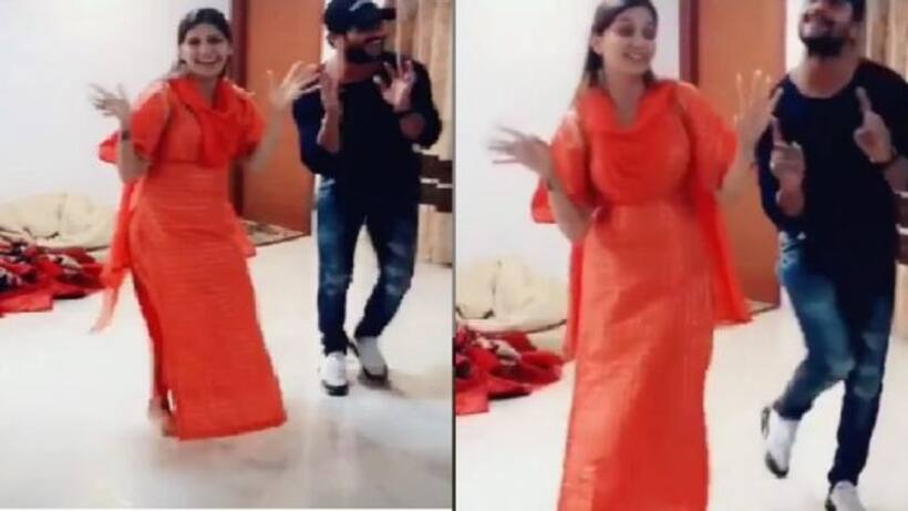 खेसारी के साथ नाचती हुई नजर आईं सपना चौधरी, वीडियो वायरल