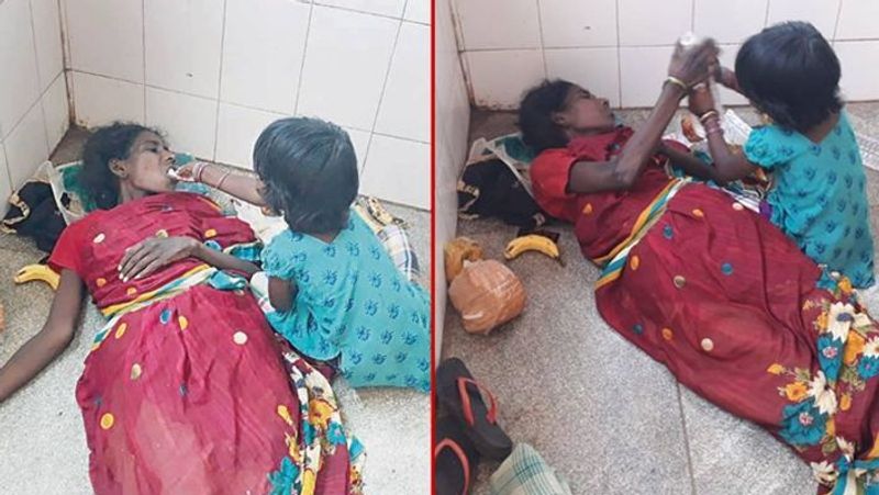 Women and Child Welfare Department take care of Koppala poor woman and child