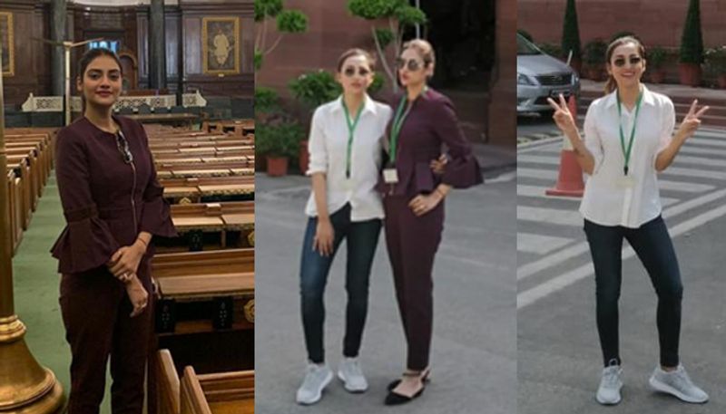 TMC MPs Mimi Chakraborty, Nusrat Jahan Trolled For Wearing Western Attire On First Day To Parliament