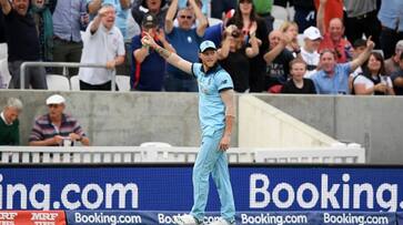 World Cup 2019 Ben Stokes reacts after taking stunning catch against South Africa