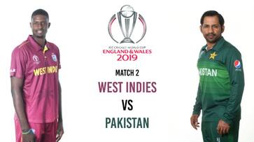 ICC World Cup second match Pakistan vs West Indies