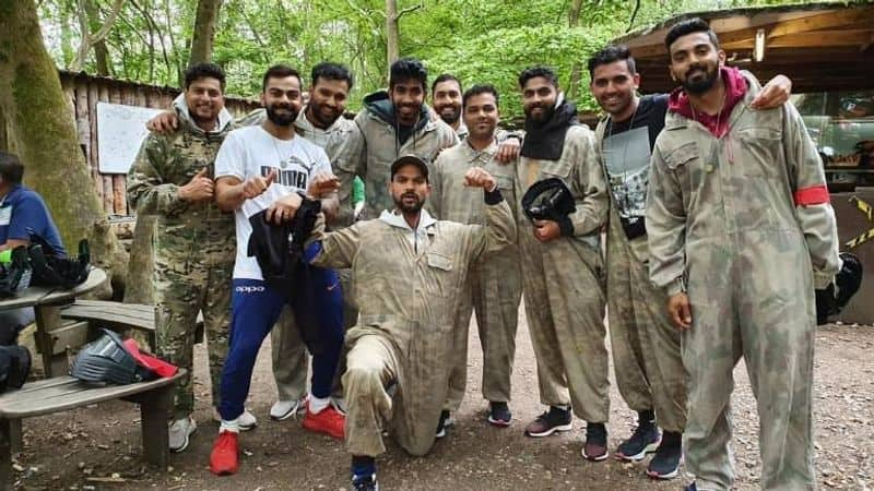 World Cup 2019 Team India goes paintballing in Southampton