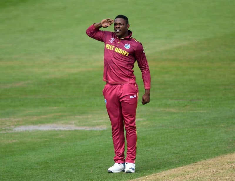 Watch the reason behind Sheldon Cottrell's wicket celebration