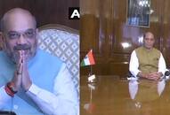 Amit Shah and Rajnath Singh took charge of their ministeries