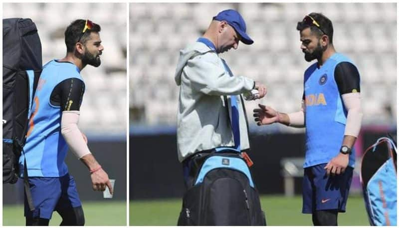 kohli hurt during practice