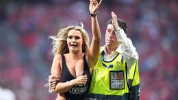 Champions League final pitch invader Why scantily clad Russian model interrupted Tottenham vs Liverpool clash