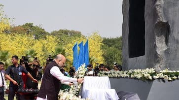 Amit Shah Pays Tribute At National Police Memorial In Delhi