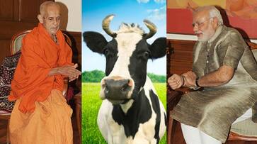 Karnataka Pejawar urges PM Modi bring cow protection law says those who kill cows are demons