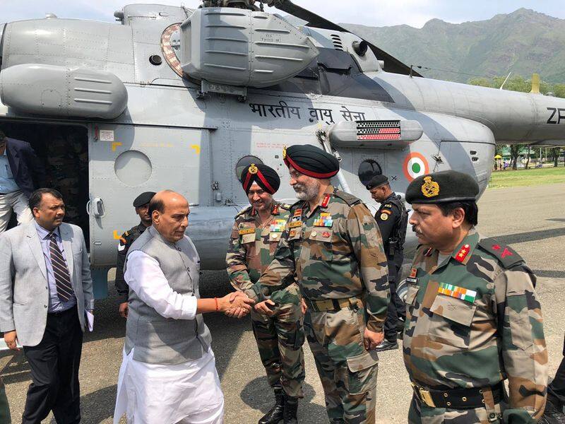 defence minister rajnath singh warning to pakistan