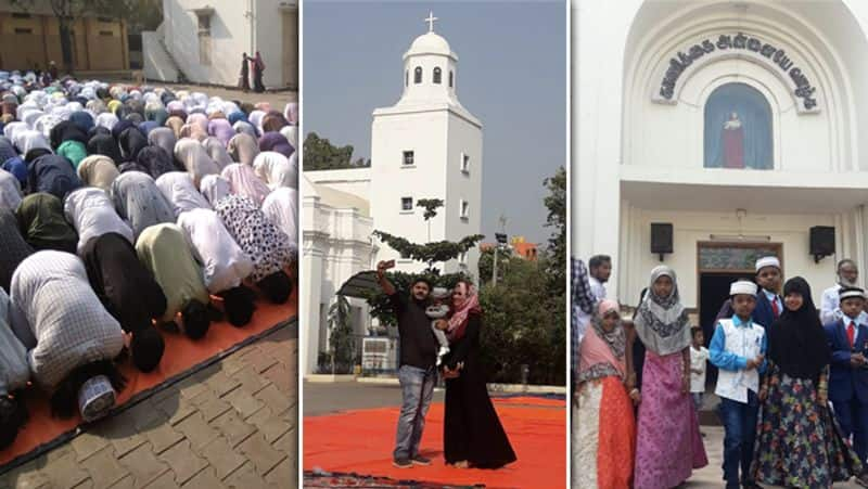 Ramzan Prayer in Church by Muslims Video..