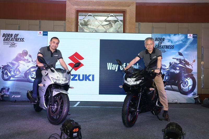 Suzuki india lunch gixxer sf 250 and gixxer sf 150cc bike at bengaluru