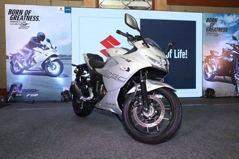 Suzuki india lunch gixxer sf 250 and gixxer sf 150cc bike at bengaluru