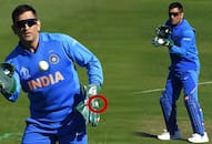 Balidaan MS Dhoni sports Para Special Forces insignia gloves World Cup 2019